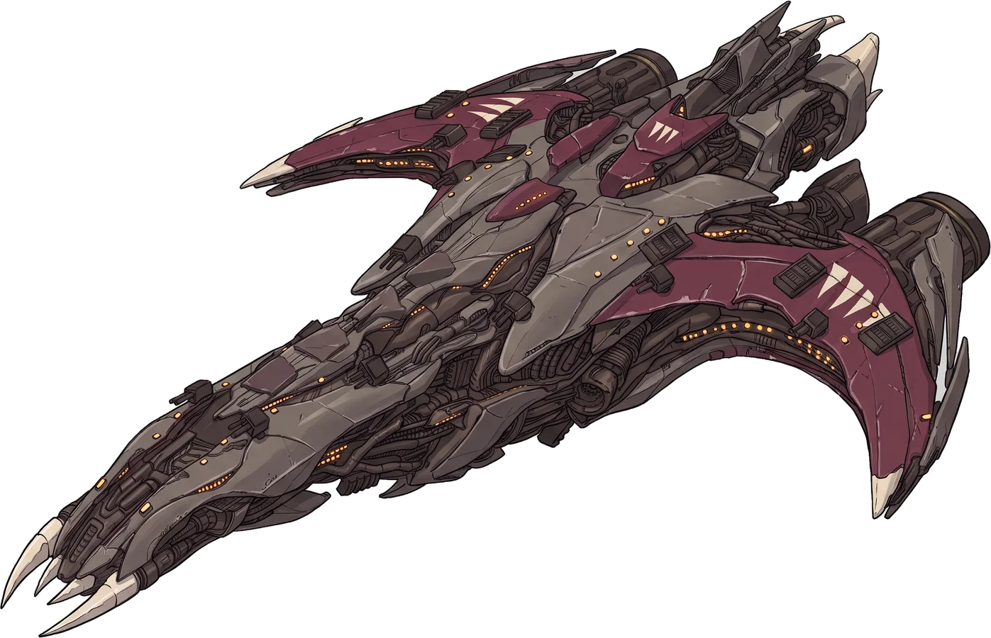 Raider Battleship: three-quarter concept art