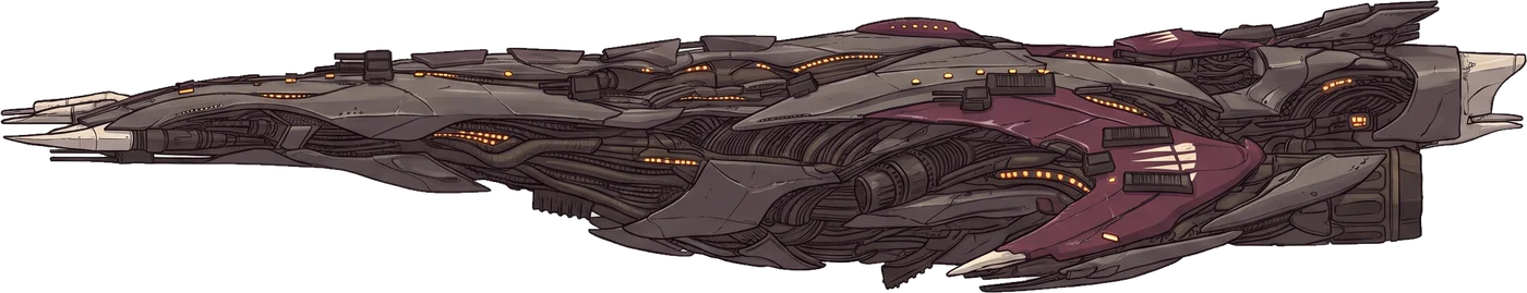 Raider Battleship: side view