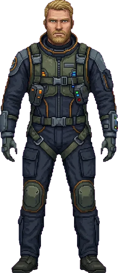Full-length character art of Viktor Lindqvist