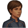 In-game portrait of Mara Vance